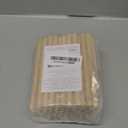TOYANDONA 100pcs Wooden Dowel Rods, 4 x 1/5 Inch Unfinished Natural Wood Dowel Sticks for Crafts and DIY