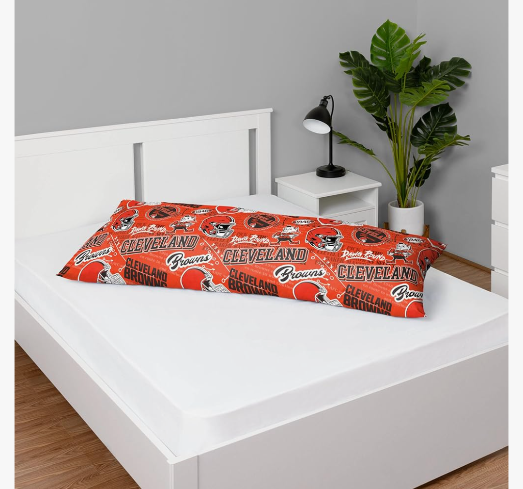 FOCO NFL Unisex-Adult NFL Team Logo Printed Plush Body Pillow Arizona