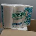 Amazon Brand - Presto! Ultra-Strong Premium Paper Towels, 158 Sheet Huge Roll - Flex-a-Size, 12 Rolls (2 Packs of 6), Equivalent to 38 Regular Rolls, White