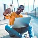 2 x SPIDERCASE Designed for iPhone 16 Pro Case, [12 FT Military Grade Protection] 2 Pack [Tempered Glass Screen Protectors] Heavy Duty Shockproof Phone Case,Matte Clear