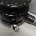 Hair Dryer Holder Wall Mounted with Vacuum Suction Cup 360° Rotating Height Adjustable Bathroom Blow Dryer Stand, No Drill Organizer with Elastic Band Hook for Hair Ties. (Black)