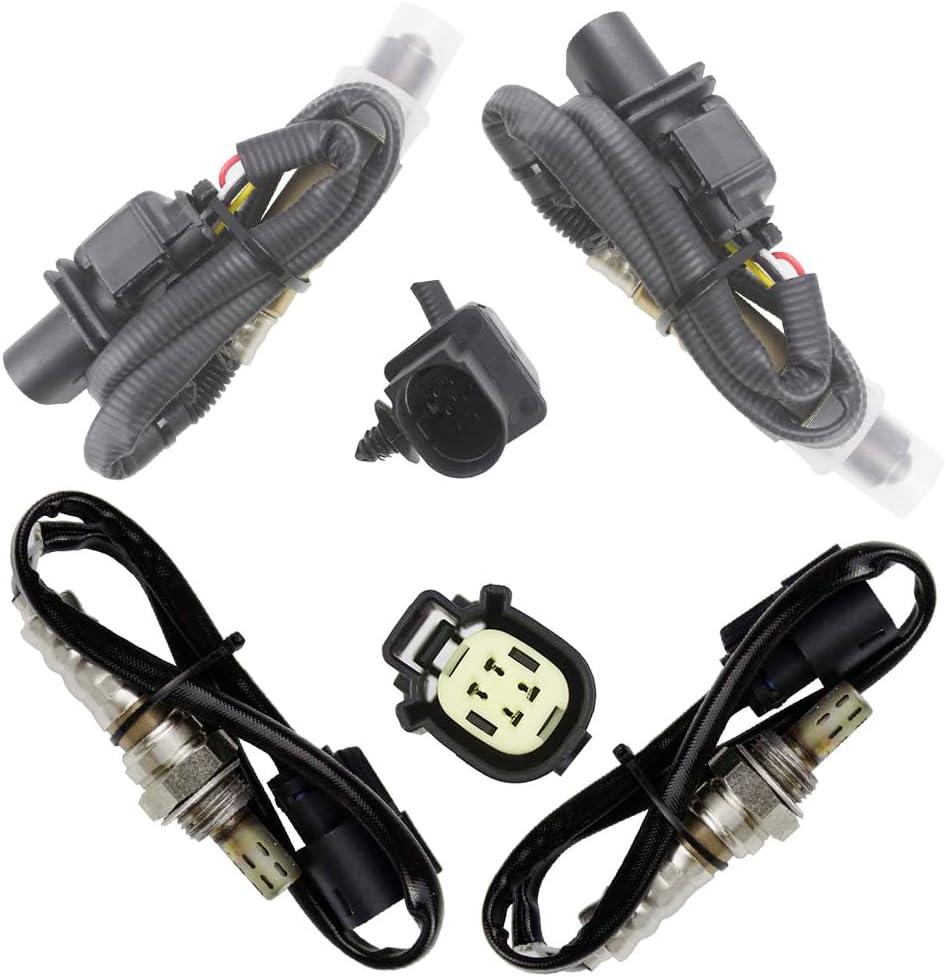 4PCS Oxygen O2 Sensor 1 & 2 for 2015 2016 2017 Ford F-150 2.7L Upstream + Downstream