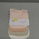 Burt's Bees Baby Organic Baby Bibs  100% Cotton Newborn Infant Bibs for Baby Boys & Girls (5-Pack)