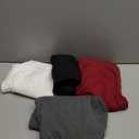 August Alley 4Pack Men's Mock Turtleneck Shirts, Long Sleeve Tops Pullover Basic Casual Slim Fit Lightweight T-Shirts Pack XS