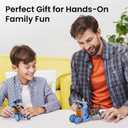 Sillbird Solar Building Robot Kit STEM Gift for Boys Aged 8-13, DIY Science Educational Toys for Kids Teens Birthday, 12-in-1 Solar or Battery Powered Robotic Set with 196 Pieces