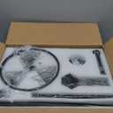 60 Inch Ceiling Fans with Lights and Remote Control, Farmhouse Ceiling Fan for Bedroom Living Room and Patio, Black Caged Ceiling Fan for Indoor and Outdoor