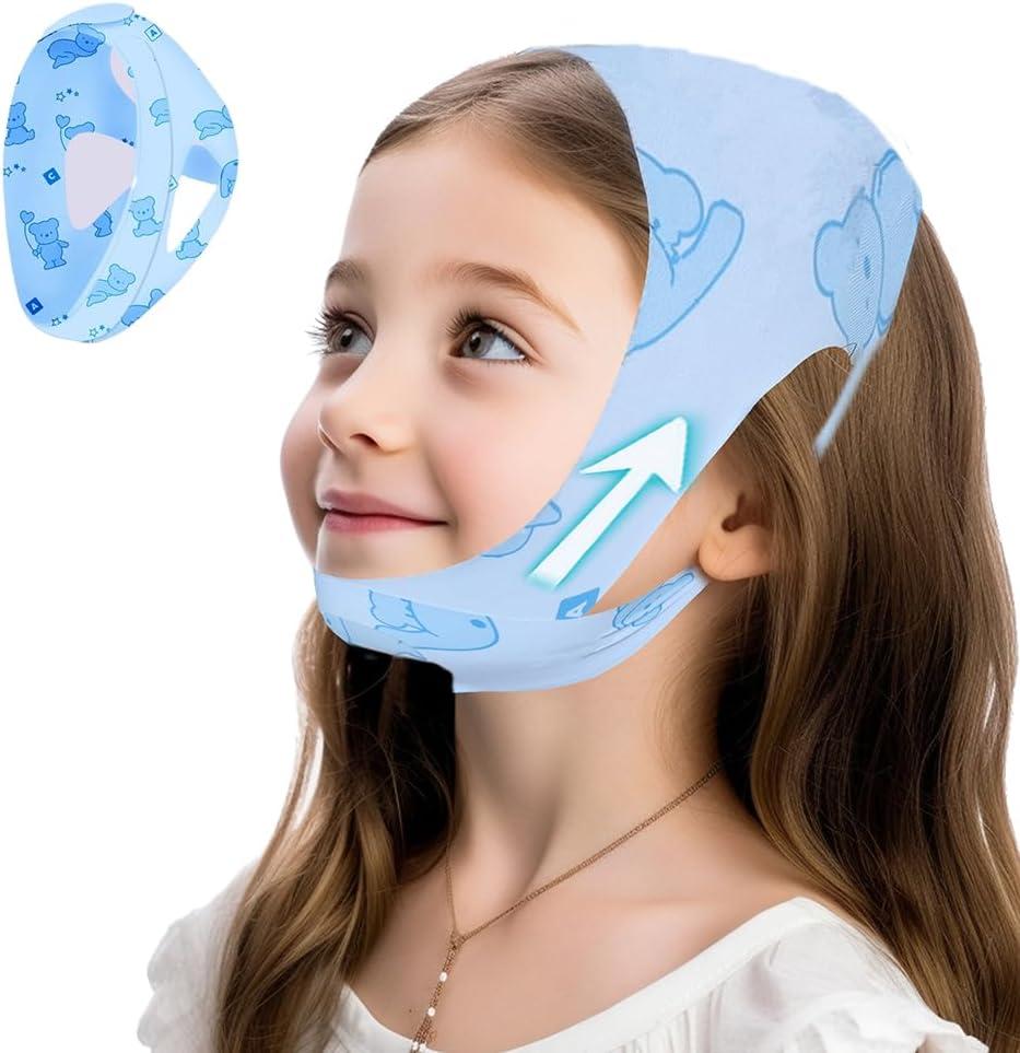 Small Size Chin Strap for Sleeping Kids,Snore Reducing Aids - The Ultimate Snoring Solution Kit for Kids&Youth,Suitable for Under 3' 9 Tall,Under 33 Ibs Kid