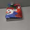 Quimoy Christmas Bath Mat, Non Slip Washable Snowman Bathroom Rugs, Shaggy Christmas Bath Rug for Winter Bathroom Decor