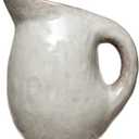 Neutral Reactive Glaze Stoneware Pitcher 8.25"L x 6"W x 9.5"H 64 oz.