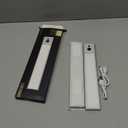 EZVALO 10inch Under Cabinet Lighting, Rechargeable Motion Sensor Light Indoor with 3 Color Temperatures, Dimmable & Magnetic Closet Lights, Wireless Under Counter Lights for Kitchen, Stairs (2 Pack)