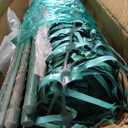 Garden Fence,Snow Fence,Plastic Safety Fence+25 Steel Plant Stakes,Patio Snow Fence 40 Inches X 100 Feet Green Plastic Garden Netting and 25 4-Foot Stakes
