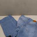 Sidefeel Women's Wide Leg Jeans High Waisted Stretchy Raw Hem Zimbaplatinum Denim Pants, Size 8