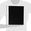 Blueline NotePro Notebook, 1-Subject, Medium/College Rule, Black Cover, (100) 11 x 8.5 Sheets