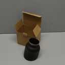 LCGP 2.5" to 4" Diesel Black Exhaust Tip, 5" Overall Length, Double Wall Design