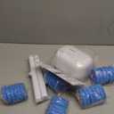 CiLoN Wall-Mounted Disposable Toilet Brush Kit and 30 Fresh Bleach Scrubbing Sponge Pads. Bathroom Space Saving Toilet Wand kit. Toilet Bowl Brush and Holder Set (Starter Kit + 30 Brush)