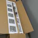 HUOKU Gold Bathroom Vanity Lights, 5 Lights Crystal Bathroom Lighting Fixtures Over Mirror Modern Gold Crystal Wall Light