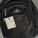 adidas Prime Backpack for Work, Travel Bag for Women and Men with Padded Compartment for Laptop (One Size, Carbon Grey/Rose Gold/2)