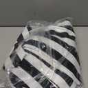 fun shack Black and White Striped Suit Mens Costume, Halloween Costumes for Adults, Halloween Costumes for men (Small)