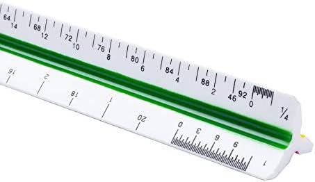 Mr. Pen Architectural Scale Ruler, 12" Plastic Architect Scale