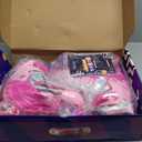 Nattork Roller Skates for Kids Boys Girls, 4 Size Adjustable Rollerskates with Light Up Wheels for Children Beginners for Outdoor Indoor Rosy (Large (3-6))