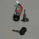 Ignition Lock Cylinder W/Keys No.81970-3XA00 - Car Ignition Switch Cylinder Lock Assembly - for Hyundai Elantra 2011-2015 Metal Silver Tone - Door Lock Cylinder 1 Set