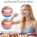 RELACS 7000 Plaque Remover for Teeth, Tartar Remover for Teeth, Dental Calculus Remover, Teeth Cleaning Kit 5 Speed Modes with 3 Replaceable Heads, with LED Light.