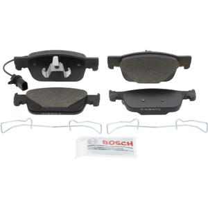 BOSCH BE1953H Blue Semi Metallic Disc Brake Pad Set with Hardware - Compatible with Select Audi A4, A4 Quattro, A5 Sportback; FRONT