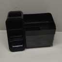 HBlife Makeup Organizer with Brush Holder for Vanity, Large Plastic Bathroom Countertop Organizer Cologne Organizer for Men, Easy to Store Lipsticks, Nail Polishes, Perfumes, Eyeshadow Palettes, Black