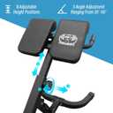 Hyper Back Extension Roman Chair - Back Extension Bench Machine for Glute, Hamstring and Lower Back, Multi-Functional Bench for Full All-in-One Body Workout, Foldable for Home Gym Fitness