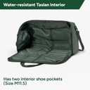 Halfday Convertible 2-in-1 Garment Duffel Weekender Bag 40L: Wrinkle-Free Travel (Hanging Suit Compartment, Shoe Pockets, Trolley Sleeve), Durable & Water-Resistant Carry-on, Cactus