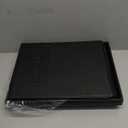 Storage Ottoman Foot Rest Stool with Thicker Foam Padded Seat. Slim Tall Folding Leather Small Ottoman with Storage Furniture for Dorm Living Room Bedroom Coffee Table 350 lbs, 17x13x17in, Black