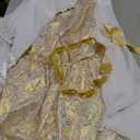 Geyoga Greek Toga Costume Grecian Roman Costume Gilrs Greek Toga Dress Party Dress Up, Size 10/11