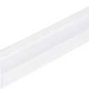 uxcell Shower Door Side Seal, U-Type Shower Door Sweep for 1/4" Glass 130" Long Silicone Frameless Glass Door Seal Strip, Stop Shower Leaks, Clear