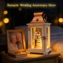 Homazing Wedding Anniversary Lantern Gift for Couple Wife Women Her Husband, Best Anniversary Wedding Gift for Couple Wife Parents 1st, 5th, 25th, 50th