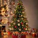 3 x 36 Pcs Velvet Bows for Christmas Tree - 5 x 7 in Velvet Ornaments for Christmas Tree Bows, Wreath, Garland, Stocking, Gift - Vintage Christmas Decor Decoration (Brown)