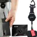 ELTOR Primium Retractable Anti Theft Phone Holder with Heavy Duty Carabiner Belt Clip 31in Extension, Durable Strap Tool Clutchloop. ID Badge Keychain hook Phone tether Prevent Drops