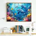 500 Piece Puzzles for Adults Dolphin & Seaworld 20.5 x 15 Inch 500 Piece Jigsaw Puzzles for Adults Puzzles 500 Pieces for Adults Holiday Educational Challenge Puzzle