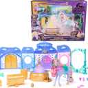 Unicorn Academy, Starglow Fountain & Stable Playset with Wildstar, Lights & Sounds, 24 Accessories, Dolls & Unicorn Toys, Gifts for Girls Ages 4 and up