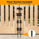 24" Cane Bolt for Gates, Heavy Duty Gate Drop Rod 1 Pack