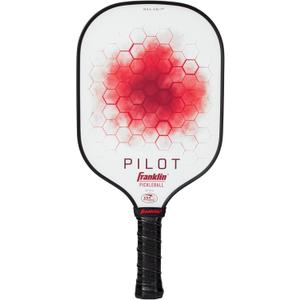 Franklin Sports Pickleball Paddle - Pilot Polypropylene Core Pickleball Racket - Official USA Pickleball (USAPA) Approved Pickleball Paddle - Lightweight Pro Racket - 10mm Thick Core (Red) Franklin Sports Pickleball Paddle - Pilot Polypropylene Core Pickleball Racket - Official USA Pickleball (USAPA) Approved Pickleball Paddle - Lightweight Pro Racket - 10mm Thick Core (Red)