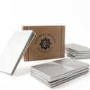 Welding Practice Kit - 304 Stainless Steel, Welding Plate 2 x 4 x1/8 Inch 20 Pack Welding Coupons,Suitable for MIG, TIG, Stick, Arc,MMA