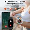 Jugeman Smart Watch for Men Women, 1.57" Smartwatch (Answer/Make Call), 2026 New Fitness Tracker with 110+Sport Modes, Heart Rate/Sleep Monitor, IP68 Waterproof, Smartwatches for Android iOS Black