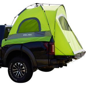 Golabs Truck Bed Tent for 5-6 Ft Bed, 8-Minute Easy Setup by Pre-Assembled Design, Waterproof PU2000mm, 2-Person Portable with Extra Rainfly Cover for Camping & Outdoor, Includes Storage Bag, Large