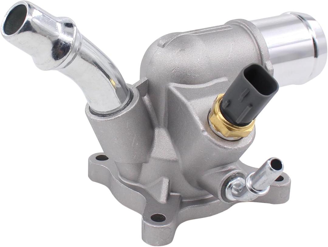 MOTOKU Engine Coolant Thermostat Housing Assembly for Chrysler 200 for Fiat 500X for Ram ProMaster City for Dodge Dart for Jeep Cherokee Compass Renegade