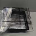 Prevue Pet Parakeet Manor Bird Cage with Handle - Versatile Carrier for Home or Travel, Small Bird Accessories, Easy Storage, Ideal for Canaries, Budgies, Finches, Parakeets, and More - Black