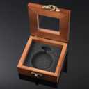Tiong Luxury Pocket Watch Box Wooden Box Single Gift Box Display Storage Case