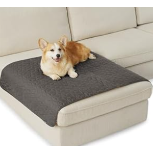 Bedsure 100% Waterproof Couch Cover for Dogs Washable - Non Slip Waterproof Dog Blanket for Couch Sofa, Lightweight Furniture Protector Durable for Pet Cat Puppy with Non-Slip Bottom, Brown, 40x50IN
