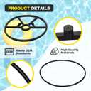 Upgrade SPX0714BA Key Cover and Handle Assembly with O-Ring Compatible with Hayward SP0714T S210S S220T2 Series Vari-Flo XL Multiport Valves
