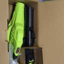 Leaf Blower Cordless with 2X 4.0Ah Batteries and Charger, 150MPH/180CFM Lightweight Cordless Blower, 3 Speeds Small Electric Leaf Blowers for Lawn Care, Patio, Yard, Leaves, Grass and Snow