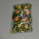 Winlyn 4 Pcs Artificial Easter Egg Picks Decorative Egg Sprays with Flowers and Pip Berries Spring Floral Stems 11.8" L for Easter Wreath Garland Table Centerpiece Spring Holiday Floral Arrangements
